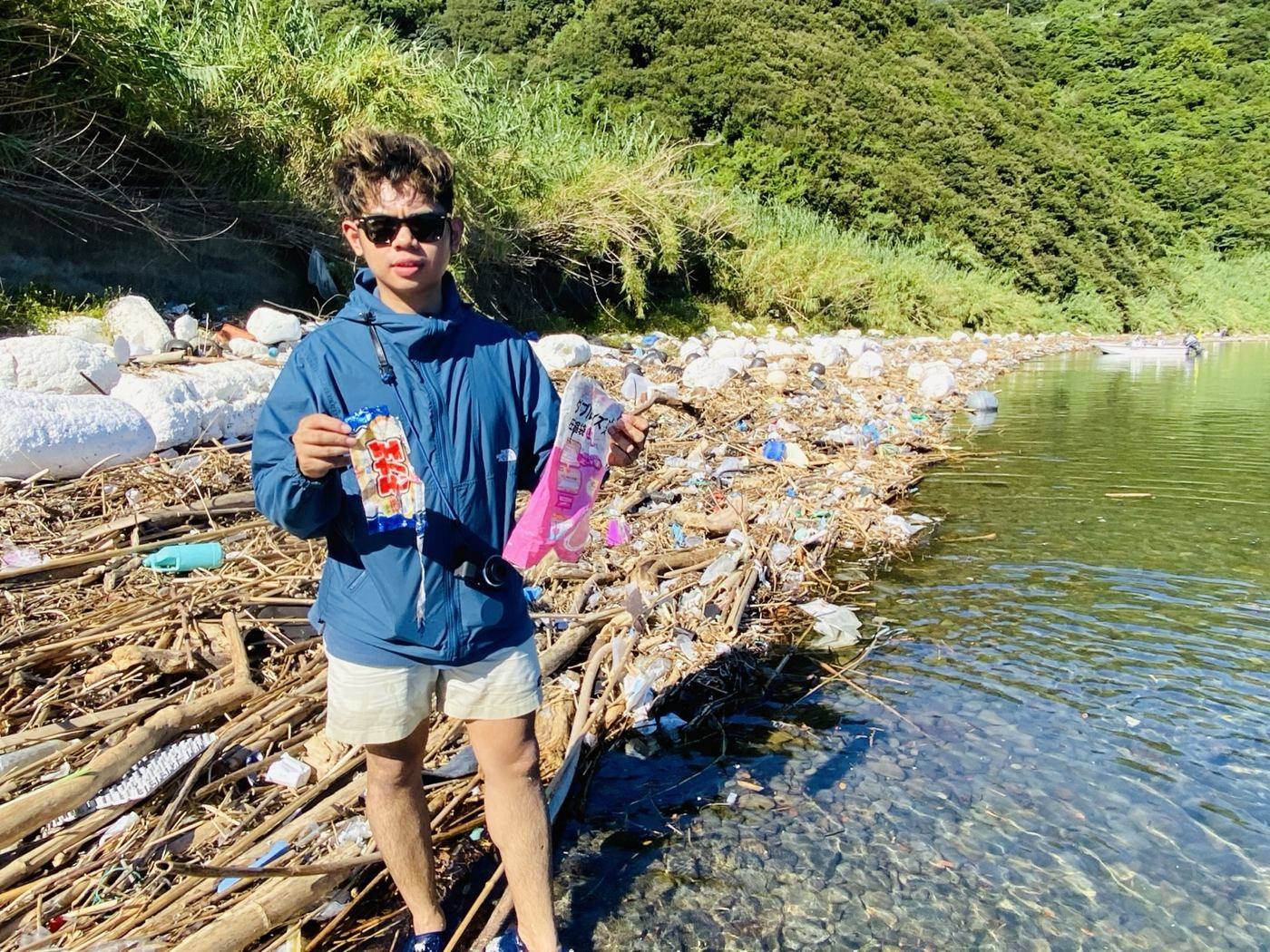 Marine debris in the Seto Inland Sea, Ehime