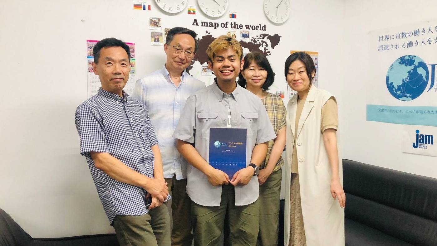 With people from the Antioch Mission at Ochanomizu Christian Center