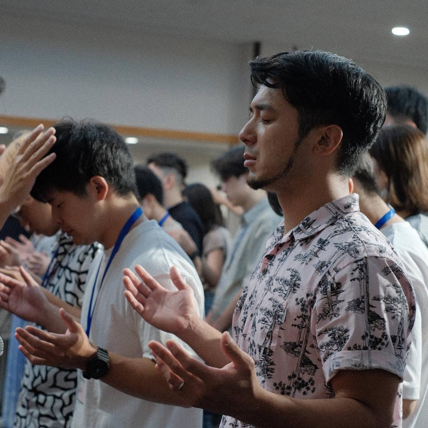 Summer 2023, worship at youth camp