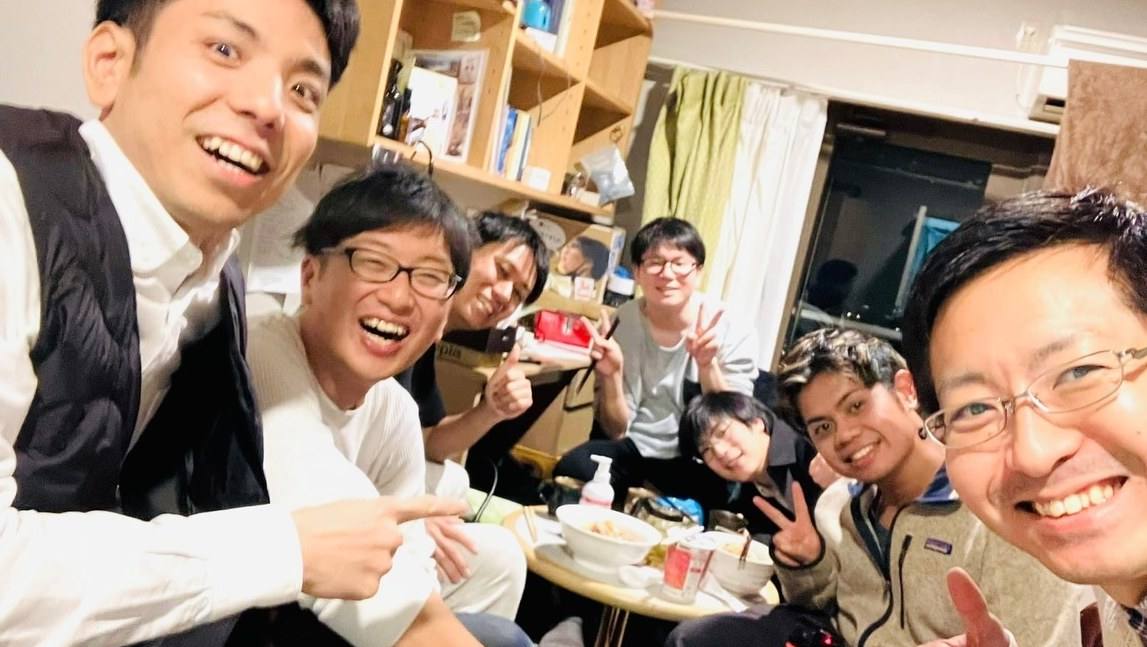 With my Kairos classmates at Kansai Bible Institute