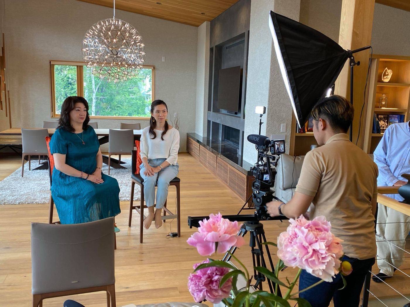 A shoot day with Aya, who looked after me in my Tokyo years