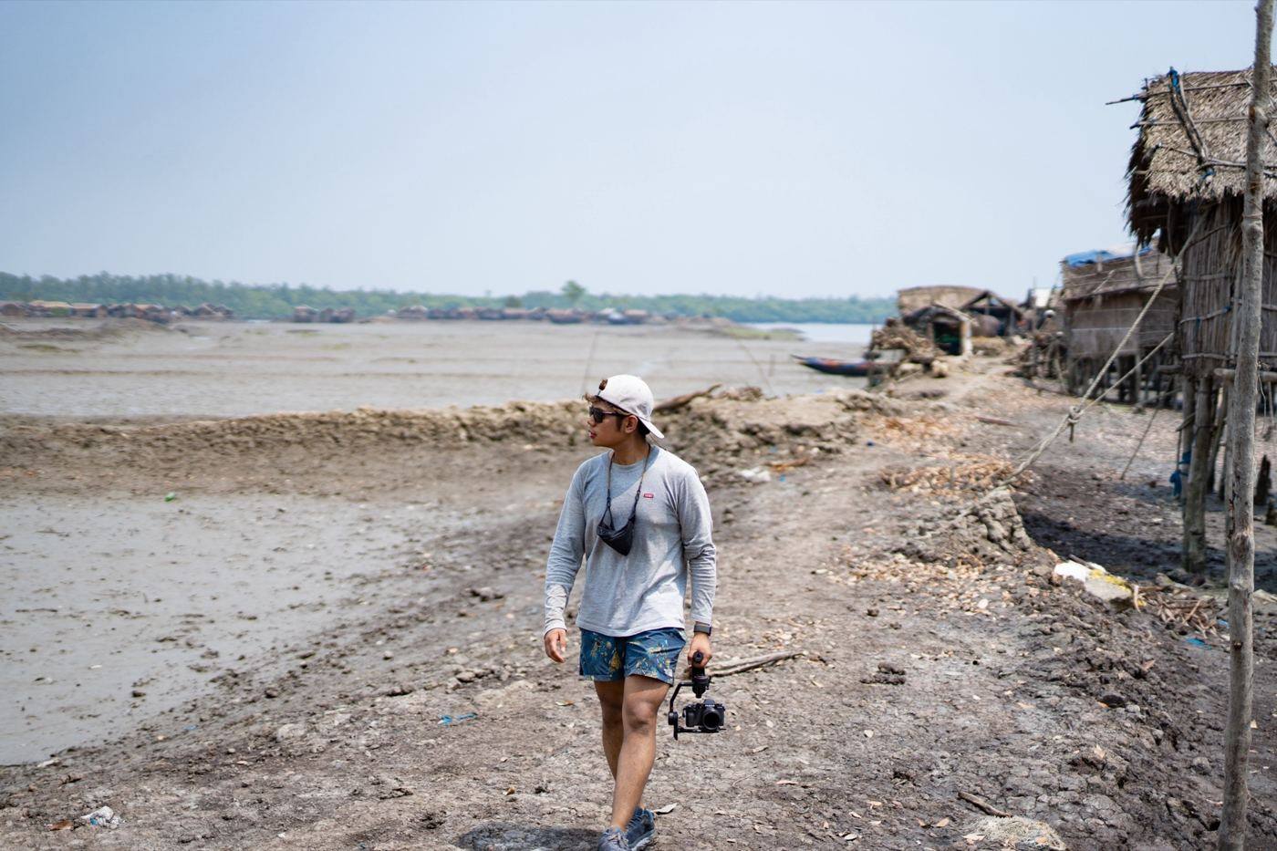 In a coastal village