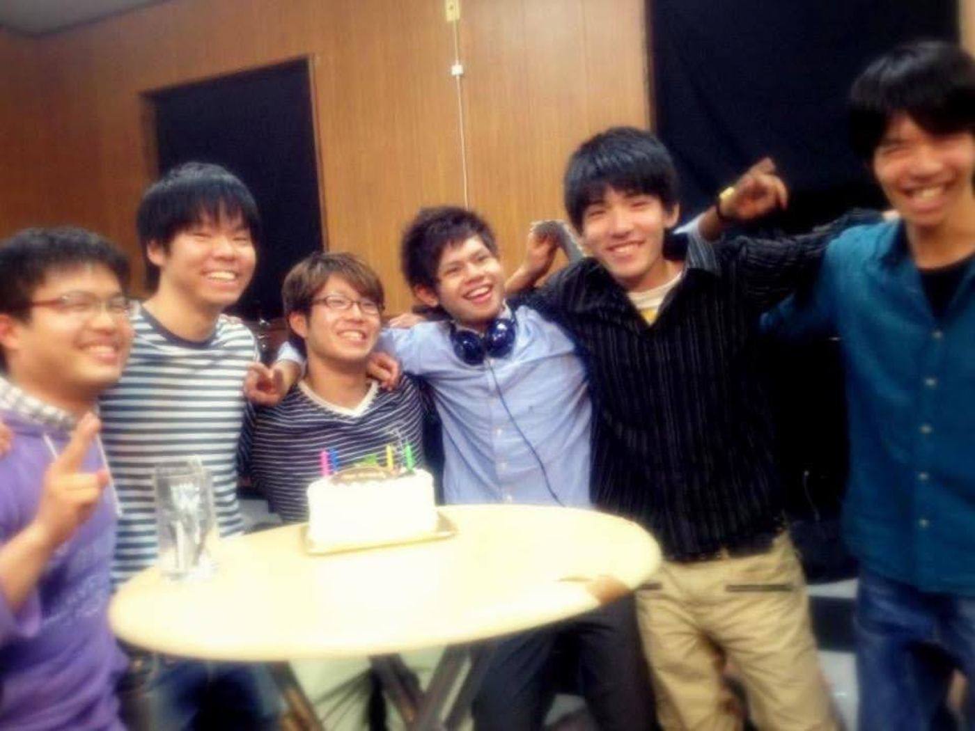 With friends from church