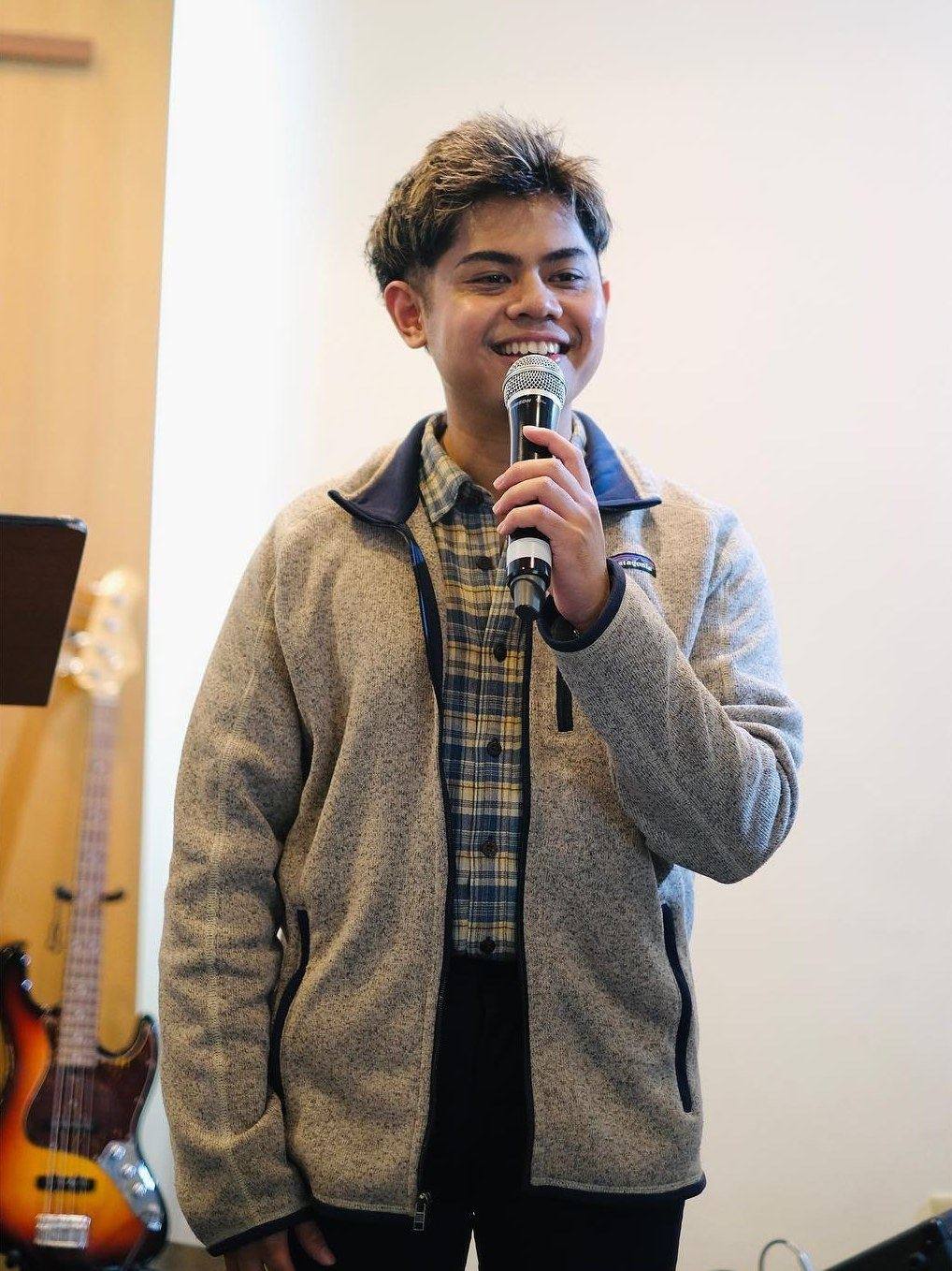 Speaking in front of everyone on Easter